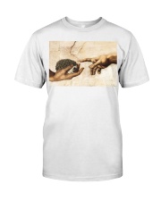 Hedgehog Renaissance Art 3 PDN-dqh Classic T-Shirt tile