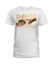 Hedgehog Renaissance Art 3 PDN-dqh Ladies T-Shirt tile