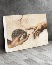 Hedgehog Renaissance Art 3 PDN-dqh 24x16 Gallery Wrapped Canvas Prints aos-canvas-pgw-24x16-lifestyle-front-02