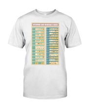 guide to vitamins and minerals ttb ngt Classic T-Shirt tile