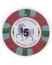 DA VNCI Unicorn chips ornaments ttb-ntv 6 Circle Ornament (Wood tile
