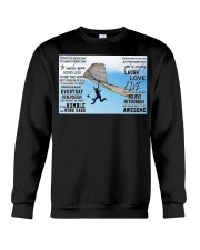 Hang gliding today is good to be great dvhh pml Crewneck Sweatshirt tile