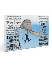 Hang gliding today is good to be great dvhh pml Gallery Wrapped Canvas Prints tile