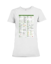 statics Physics pt lqt-dqh Premium Fit Ladies Tee tile