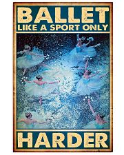 ballet like sport only harder pt lqt nna 24x36 Poster front