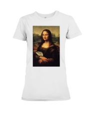 Hedgehog Renaissance Art 1 PDN-dqh Premium Fit Ladies Tee tile