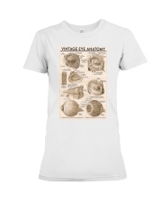 Vintage Eye Anatomy PDN--dqh Premium Fit Ladies Tee tile