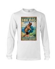 girl rather be hiking german shepherd pt lqt nna Long Sleeve Tee tile