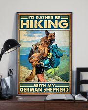 girl rather be hiking german shepherd pt lqt nna 16x24 Poster lifestyle-poster-2
