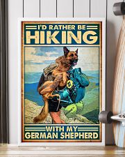 girl rather be hiking german shepherd pt lqt nna 16x24 Poster lifestyle-poster-4