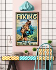girl rather be hiking german shepherd pt lqt nna 16x24 Poster lifestyle-poster-6