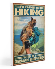 girl rather be hiking german shepherd pt lqt nna Gallery Wrapped Canvas Prints tile
