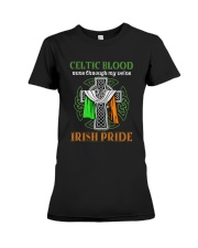 irish pride celtic blood lqt-nna Premium Fit Ladies Tee tile