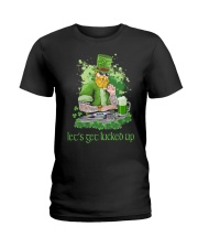 st patrick's let's get lucked up ttb ngt Ladies T-Shirt tile