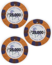 DA VNCI Unicorn chips ornaments ttb-ntv1 9 Circle ornament - 3 pieces (wood) front