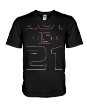 21TH BIRTHDAY SHIRTS - MADE IN 1996 SHIR V-Neck T-Shirt thumbnail