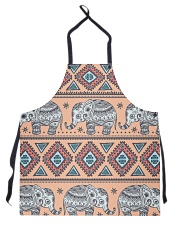 vintage indian elephant Apron thumbnail