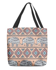 vintage indian elephant All-over Tote front