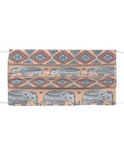 vintage indian elephant Cloth face mask thumbnail