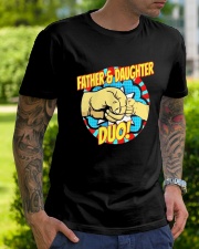 Father And Daughter Dou Classic T-Shirt lifestyle-mens-crewneck-front-7