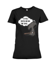So viele Idioten und nur eine Sense - Sarcasm Ironie Premium Fit Ladies Tee tile