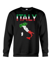 Italy Flag Vintage Italian Italia T-Shirt Crewneck Sweatshirt tile