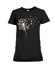 Funny Dandelion Books Gift For Reading Lover Women Girls T-Shirt Premium Fit Ladies Tee tile