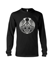 Viking Celtic Huginn & Muninn - Odin's Ravens T-Shirt Long Sleeve Tee tile