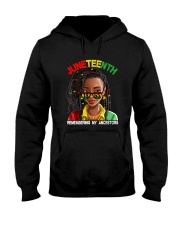 Juneteenth Tshirt Women Loc'd Hair Remembering My Ancestors T-Shirt Hooded Sweatshirt tile