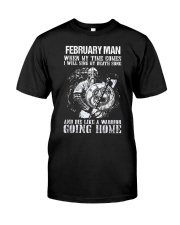 February man - Birthday Premium Fit Mens Tee tile