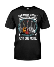 Guitar T Shirt How Many Guitars Gift For Guitar Player T-Shirt Premium Fit Mens Tee tile