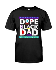 Dope Black Dad Juneteenth 1865 African American Father Men T-Shirt Premium Fit Mens Tee tile