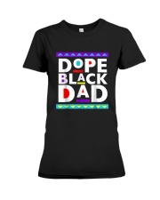 Dope Black Dad Juneteenth 1865 African American Father Men T-Shirt Premium Fit Ladies Tee tile