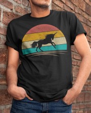 Vintage Unicorn Retro Distressed Unicorn Lover Men Women Kid T-Shirt Classic T-Shirt apparel-classic-tshirt-lifestyle-26