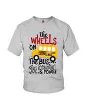 Back To School Funny The WHEELS On The BUS Toddler Kids Boys T-Shirt Youth T-Shirt front