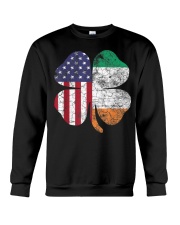Irish American Flag Ireland Flag ST PATRICKS DAY Gift Lucky T-Shirt Crewneck Sweatshirt tile