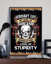 February Man - Birthday 11x17 Poster lifestyle-poster-2
