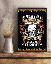 February Man - Birthday 11x17 Poster lifestyle-poster-3