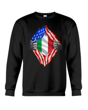 Super Italian Heritage Proud Italy Roots USA Flag T-Shirt Crewneck Sweatshirt tile