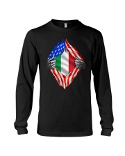Super Italian Heritage Proud Italy Roots USA Flag T-Shirt Long Sleeve Tee tile
