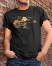 Guitar Lake Reflections Love Musician, Acoustic Guitar T-Shirt Classic T-Shirt apparel-classic-tshirt-lifestyle-26