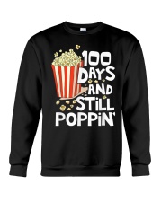 100th Day Of School T-Shirt 100 Days And Still Poppin Kids Crewneck Sweatshirt tile