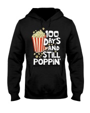 100th Day Of School T-Shirt 100 Days And Still Poppin Kids Hooded Sweatshirt tile
