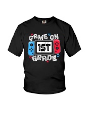 Back To School Game On 1st Grade Funny Gamer Kids Boys T-Shirt Youth T-Shirt front