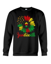 Juneteenth Accentors Sunflower African American Black Pride T-Shirt Crewneck Sweatshirt tile