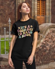 It’s a Good Day to Read a Book Lovers Library Reading Women T-Shirt Classic T-Shirt apparel-classic-tshirt-lifestyle-06