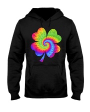 Irish Shamrock Tie Dye Happy St Patrick's Day Go Lucky Gift T-Shirt Hooded Sweatshirt tile