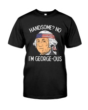 Handsome No Georgeous Washington Funny 4th Of July Fourth T-Shirt Premium Fit Mens Tee tile