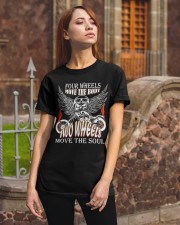 Motorbike motorcyclist biker chopper bike motorcycles T-Shirt Classic T-Shirt apparel-classic-tshirt-lifestyle-06