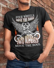 Motorbike motorcyclist biker chopper bike motorcycles T-Shirt Classic T-Shirt apparel-classic-tshirt-lifestyle-26